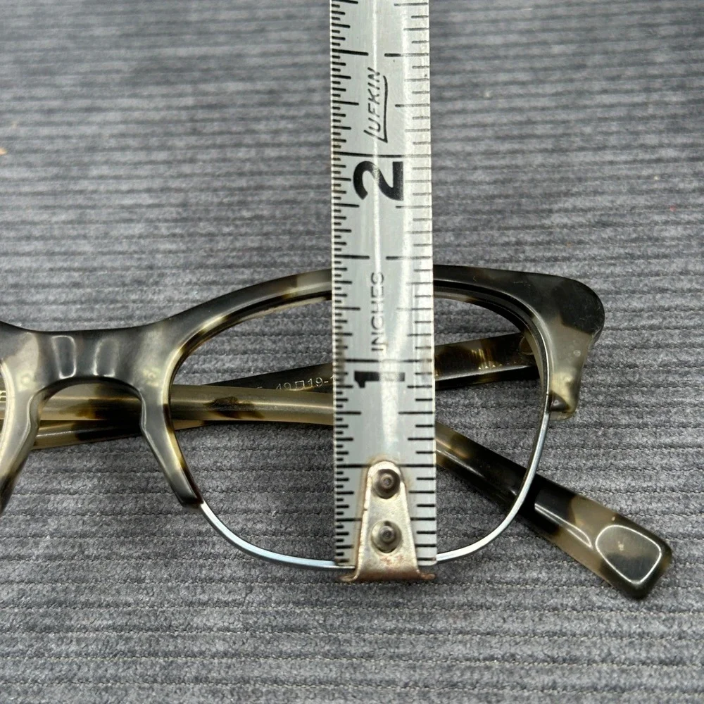 Warby Parker Holcomb Eyeglasses Tortoiseshell Silver Cat Eye Frames 49-19-140